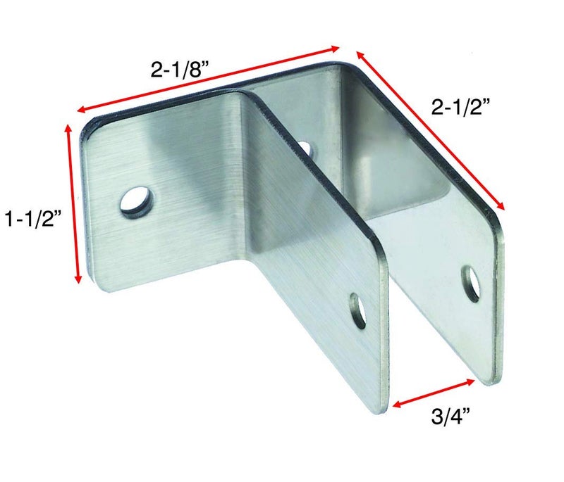 Harris Hardware 11649 One Ear Bracket for 3/4 in. Panel - Image 2